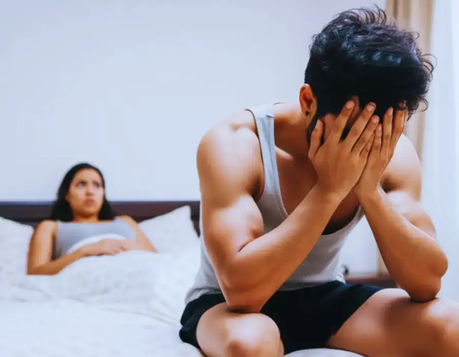 Image of upset man in need of erectile dysfunction treatment Marlow