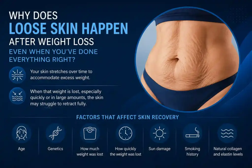 Why Does Loose Skin Happen After Weight Loss Even When You’ve Done Everything Right Marlow?